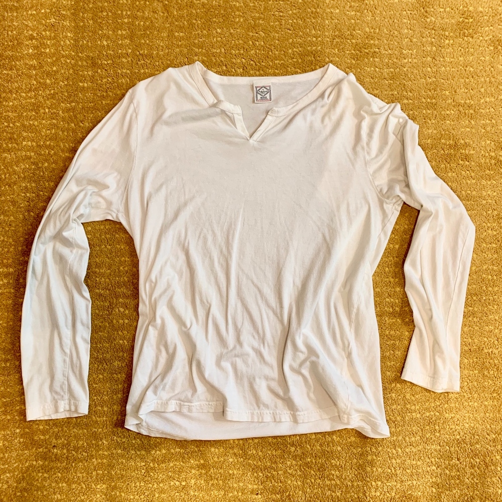 Lucky Brand LS Split-Neck T-Shirt
